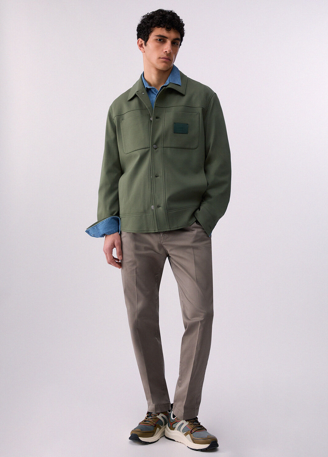 Jersey jacket thyme green Liu Jo - large image number 5