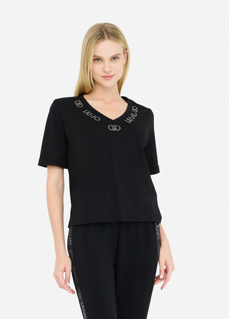 T-Shirt Liu Jo Better Schwarz Liu Jo - medium