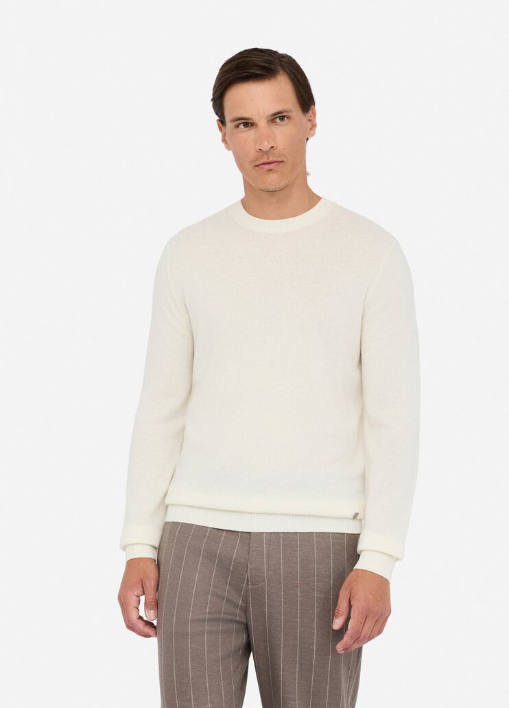 Wool and cashmere jumper white Liu Jo - large image number 0 Wool and cashmere jumper white Liu Jo - large image number 0