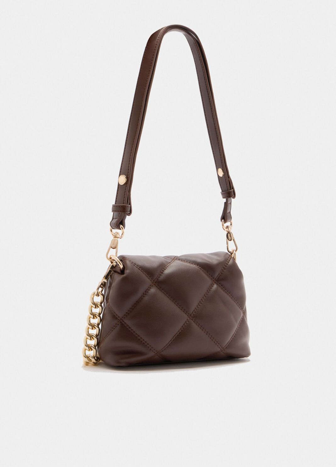 Маленькая сумка LaPuffy с эффектом матлассе темно-коричневый Liu Jo - large image number 3