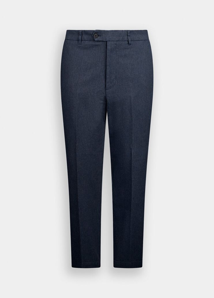 Pantalon à chevrons bleu foncé Liu Jo - large image number 6 Pantalon à chevrons bleu foncé Liu Jo - large image number 6