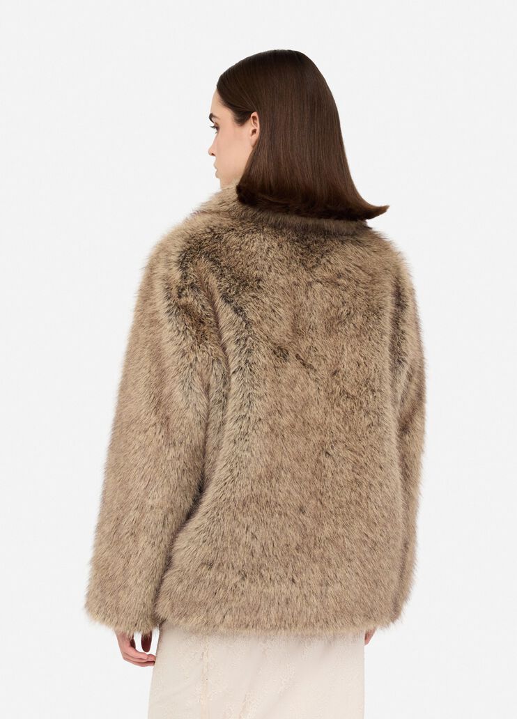 Jacke aus Kunstpelz Braun Liu Jo - large image number 1 Jacke aus Kunstpelz Braun Liu Jo - large image number 1