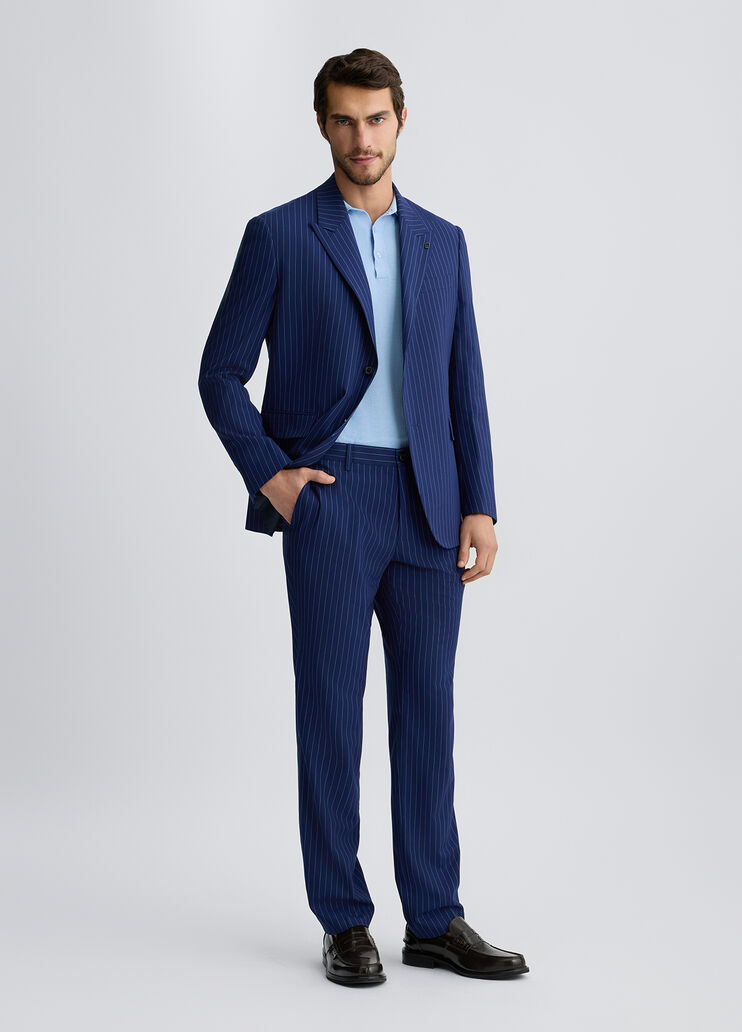 Blue pinstripe trousers blue Liu Jo - medium Blue pinstripe trousers blue Liu Jo - medium