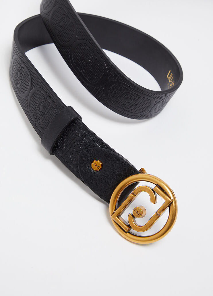 Ceinture avec logo noir Liu Jo - large image number 2 Ceinture avec logo noir Liu Jo - large image number 2