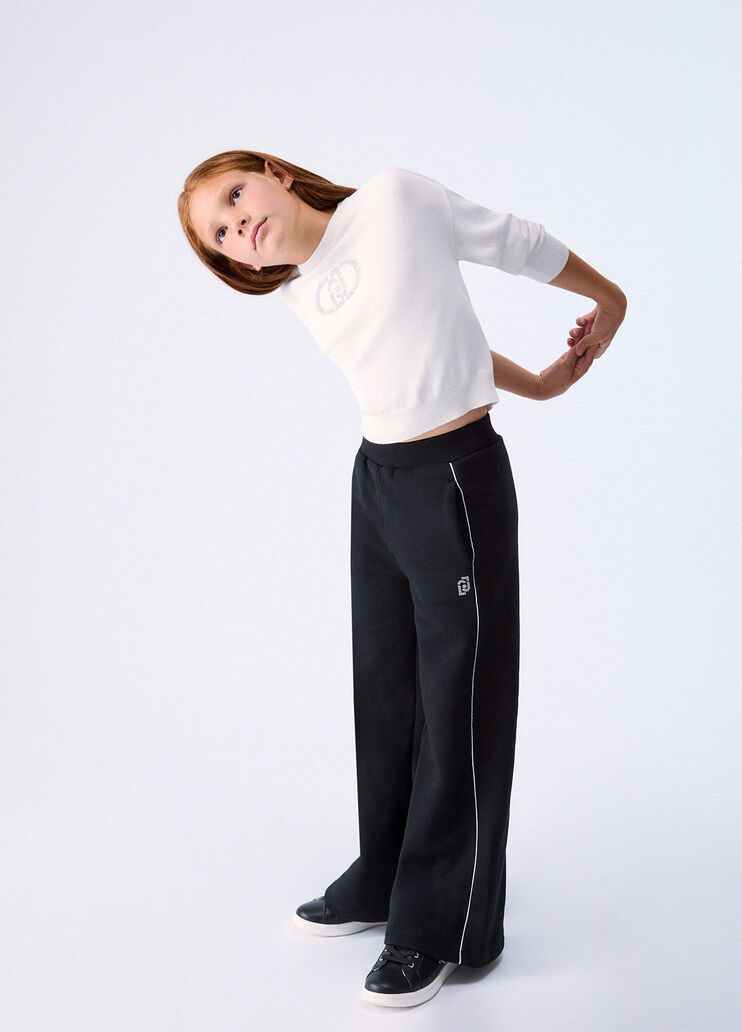 Wide leg trousers black Liu Jo - medium
