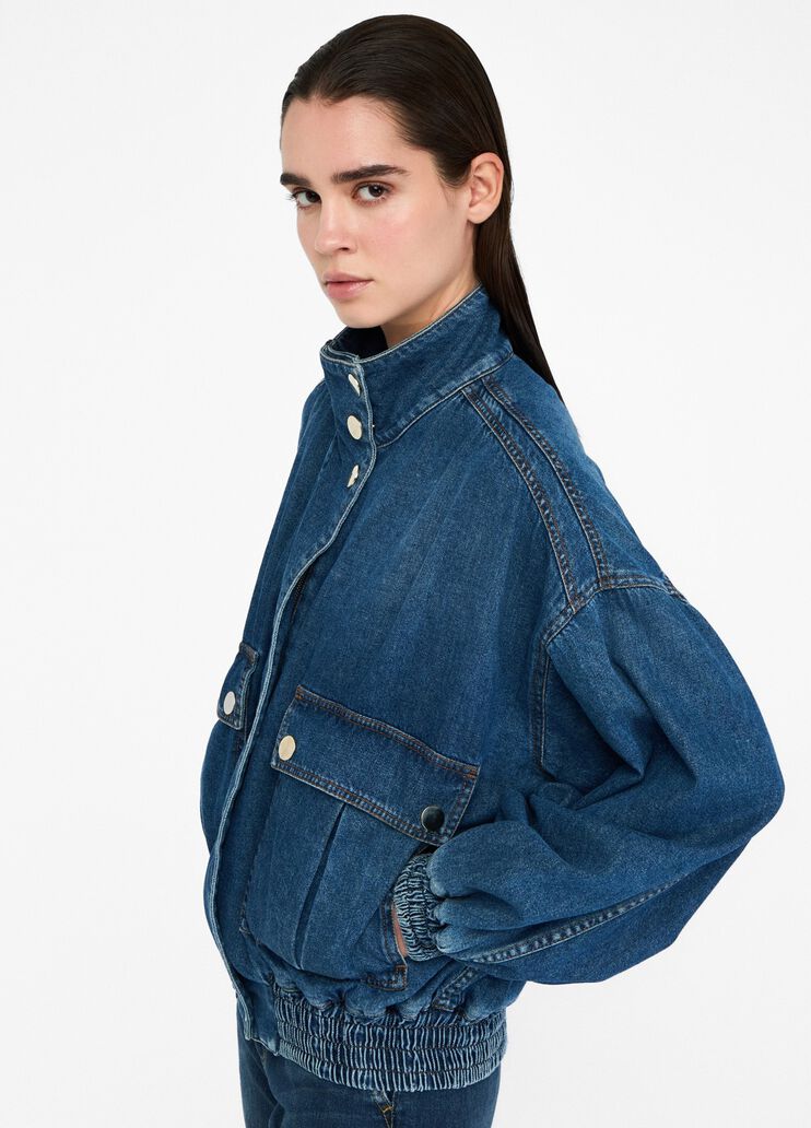 Veste en denim denim bleu foncé Liu Jo - large image number 3