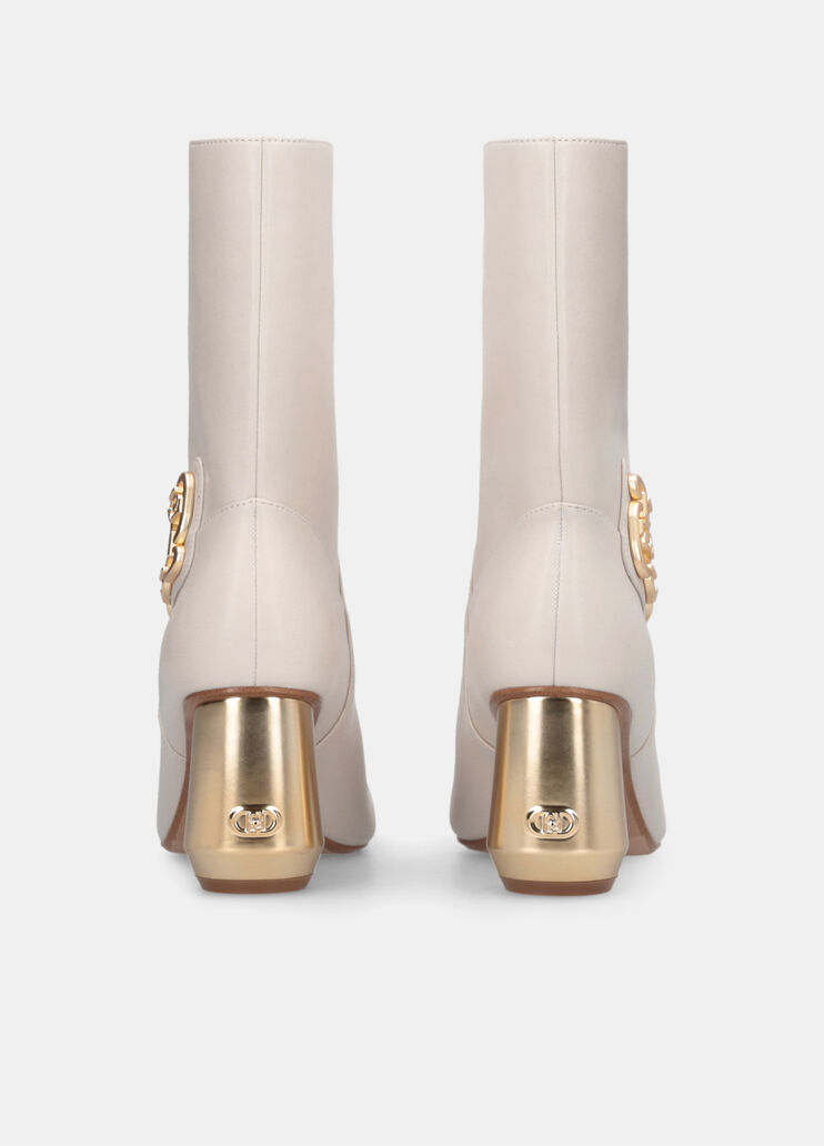 Stivaletti con tacco largo latte Liu Jo - large image number 7