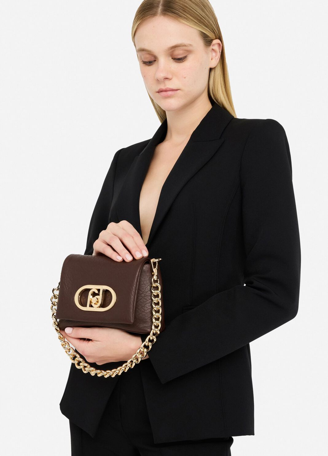 Small LaPuffy bag dark brown Liu Jo - large image number 0