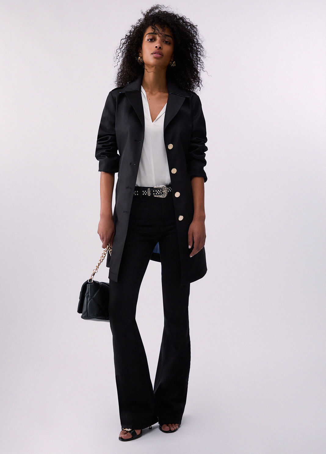 High-rise bootcut trousers black Liu Jo - large image number 5