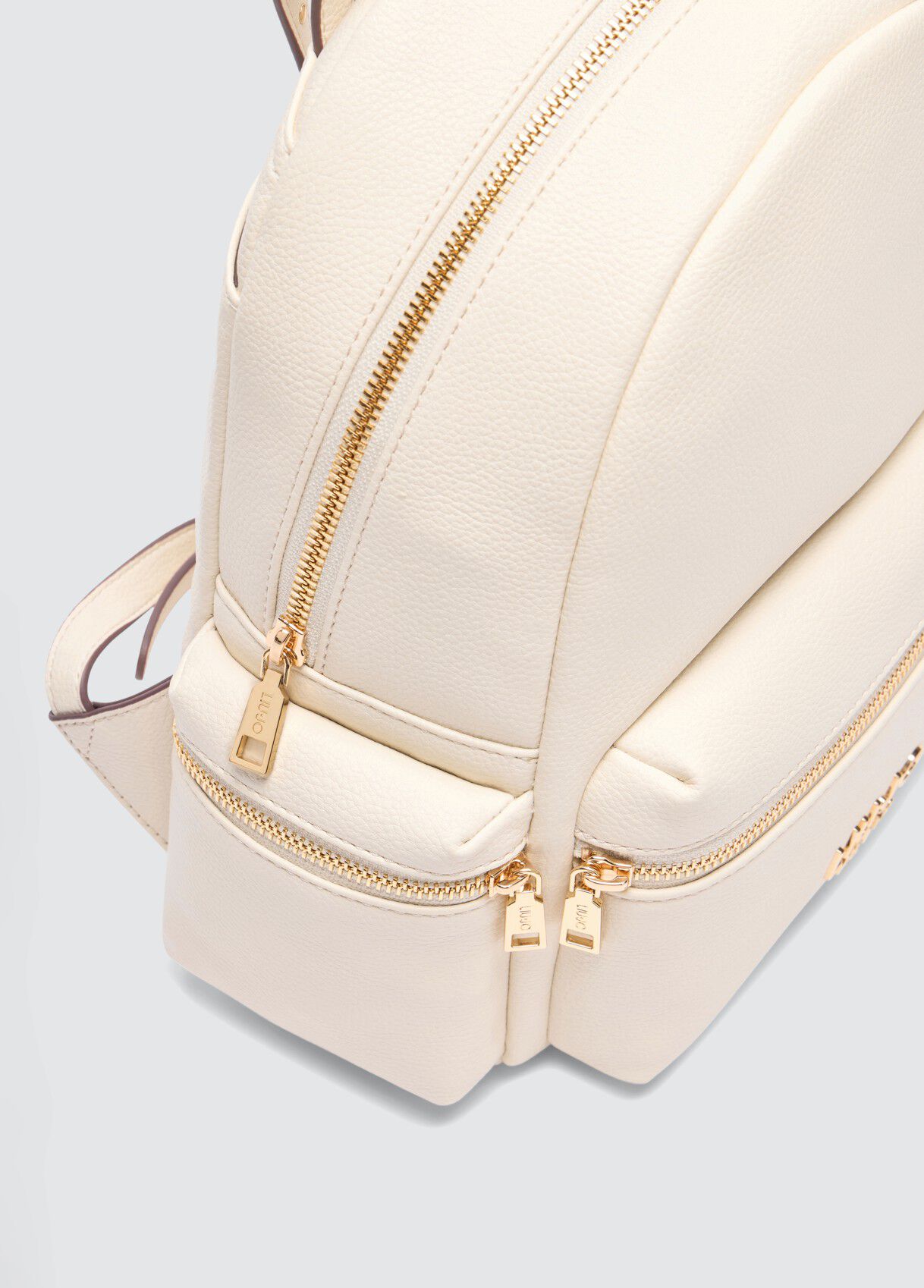 ◆THE COLDEST MOMENT◆ TCM mini logo packable backpack cream thecoldestmoment