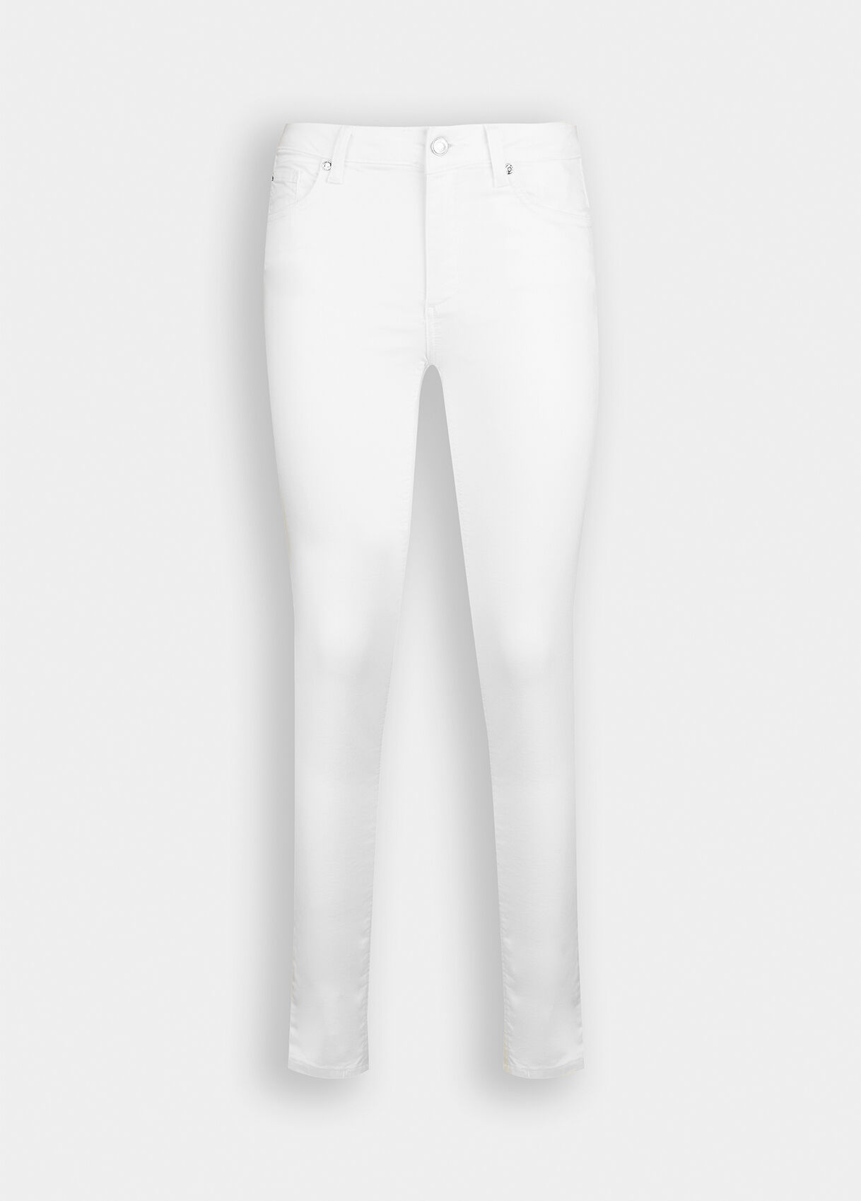 High-rise skinny trousers colour cream | Liu Jo High-rise skinny trousers colour cream | Liu Jo