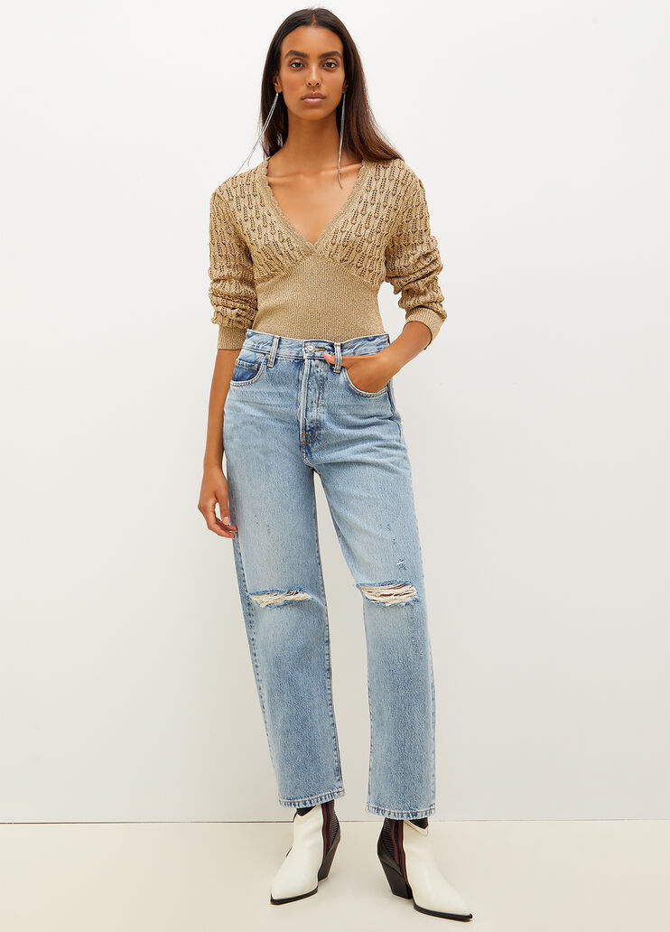 Maglia in lurex® oro Liu Jo - large image number 3