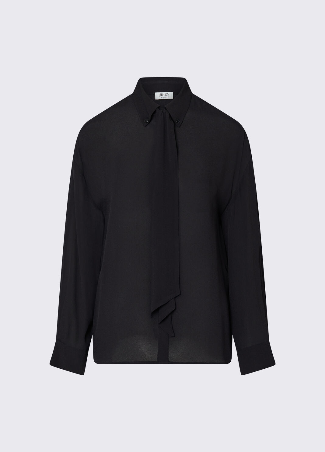 Blouse with Bow black Liu Jo - large image number 6