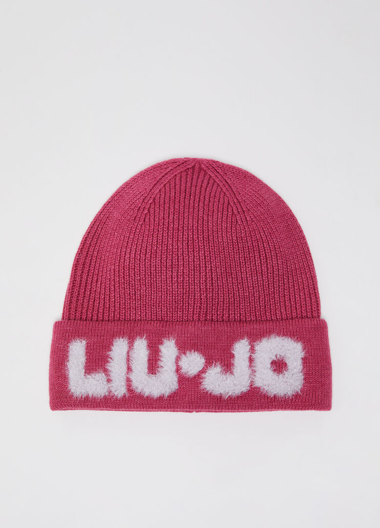 Wool-blend hat shocking pink Liu Jo - medium Wool-blend hat shocking pink Liu Jo - medium