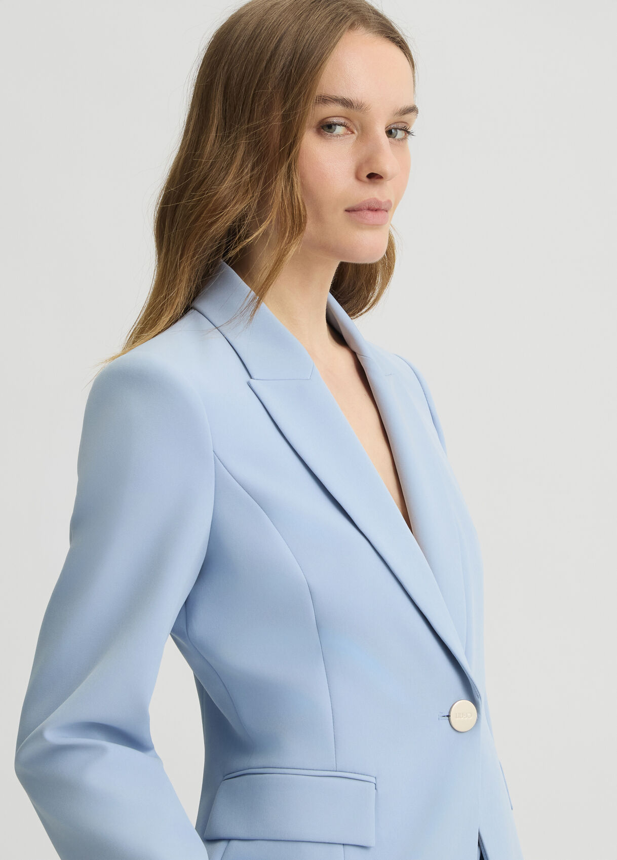 アウターその他 LIU JO Woman Blazer Blue CA5363T2200 X064A 8059524006229---