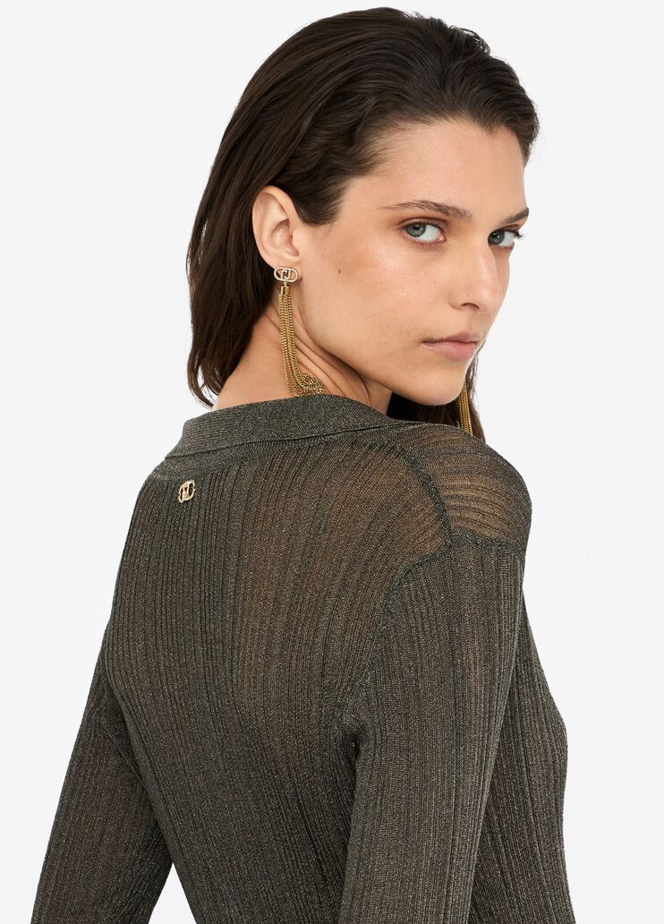 Maglia lurex® muschio Liu Jo - large image number 4