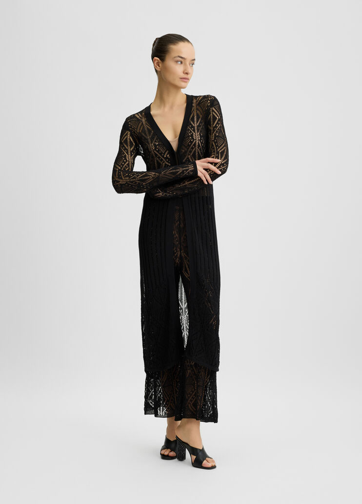 Crochet trousers black Liu Jo - large image number 3 Crochet trousers black Liu Jo - large image number 3