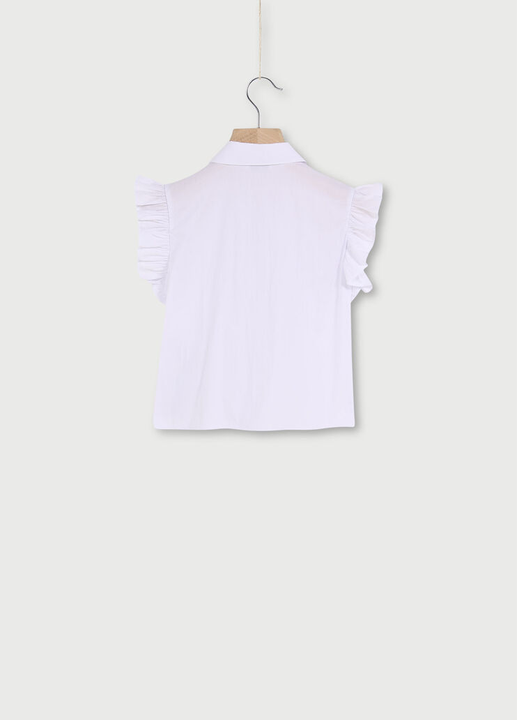 Camicia con volants  Bianco Liu Jo - large image number 1