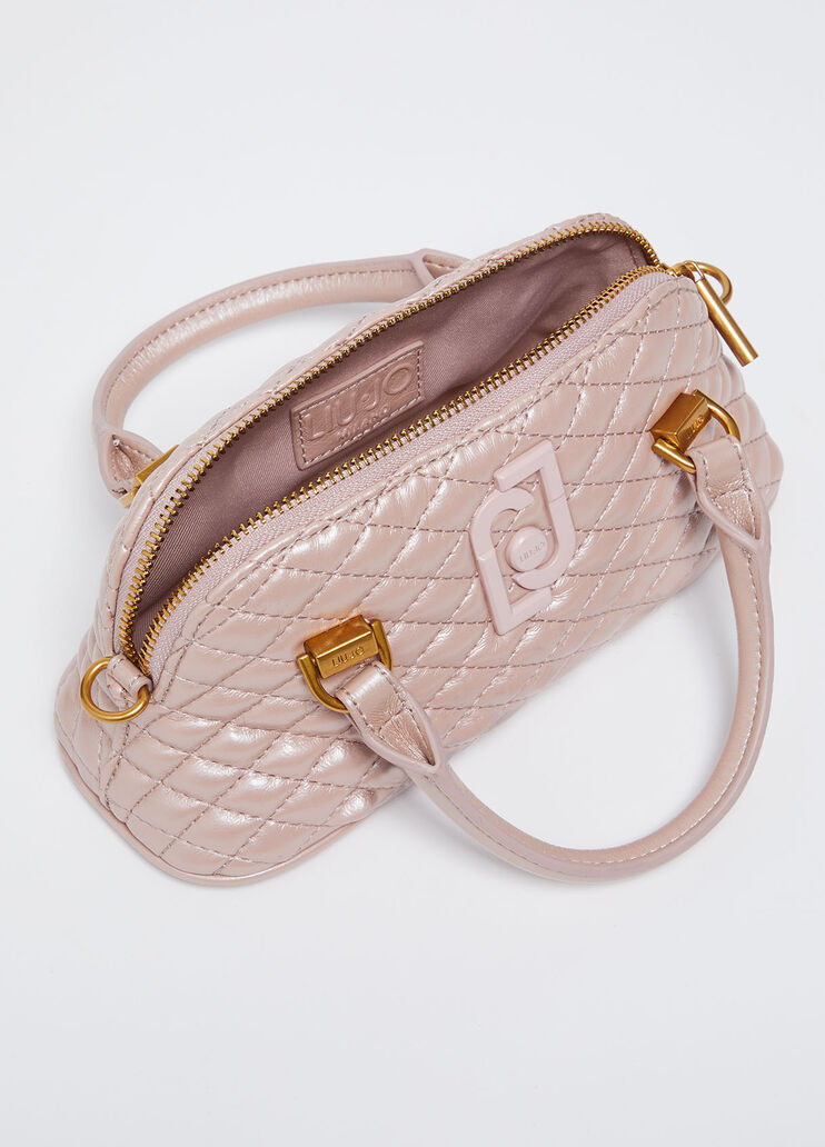 Sac petit format brillant matelassé rose Liu Jo - large image number 5