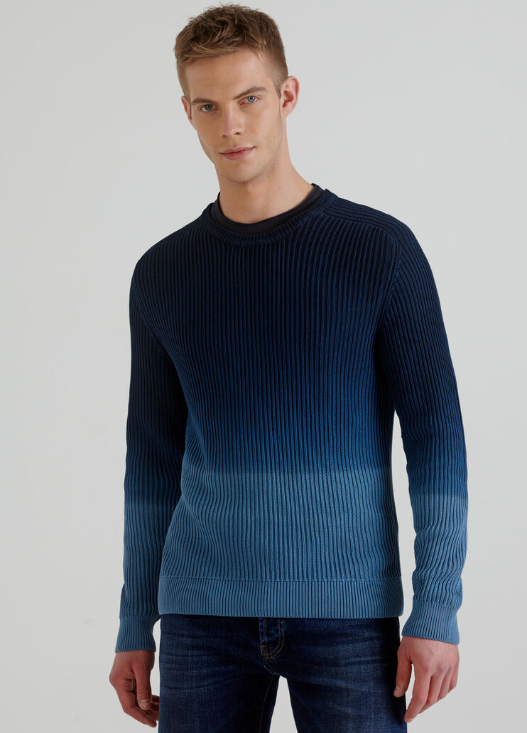 Maglione girocollo a coste  Liu Jo - large image number 0 Maglione girocollo a coste  Liu Jo - large image number 0