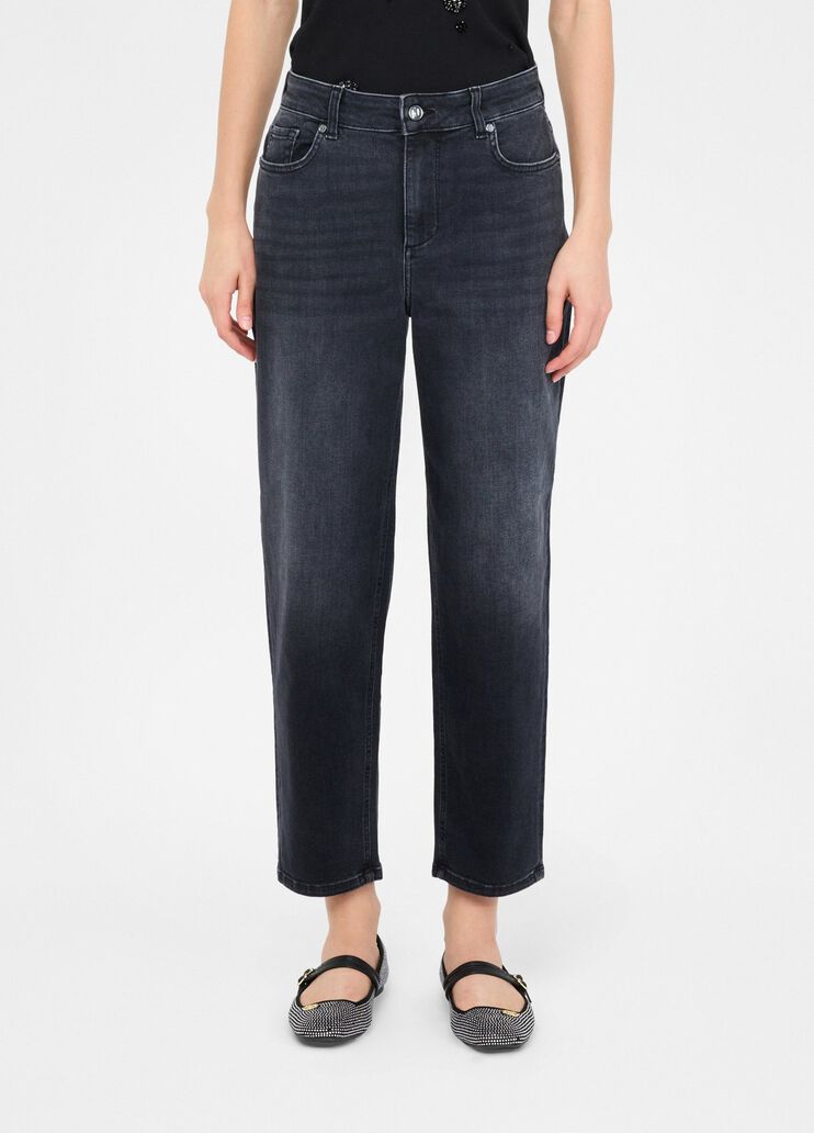 Carrot fit jeans black denim Liu Jo - medium Carrot fit jeans black denim Liu Jo - medium
