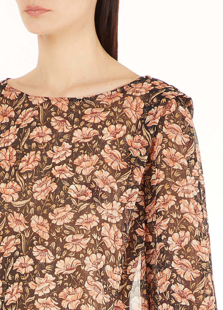 Blouse à fleurs écoconçue noir à fleurs Liu Jo - large image number 2 Blouse à fleurs écoconçue noir à fleurs Liu Jo - large image number 2