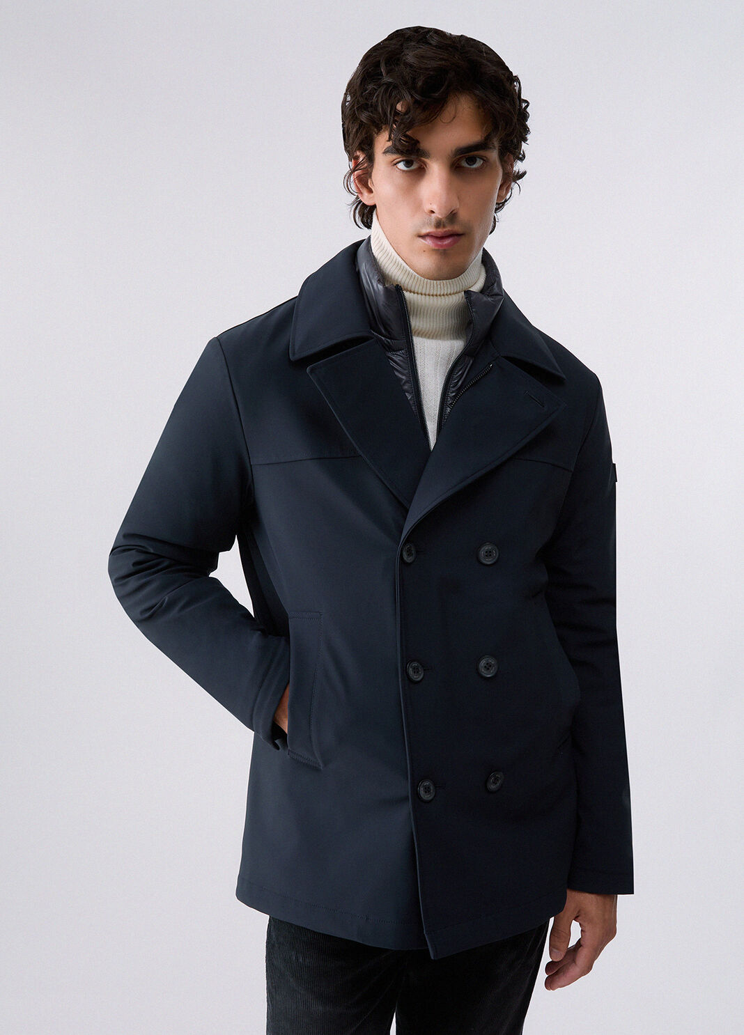 Jacket with removable padding dark blue Liu Jo - large image number 0