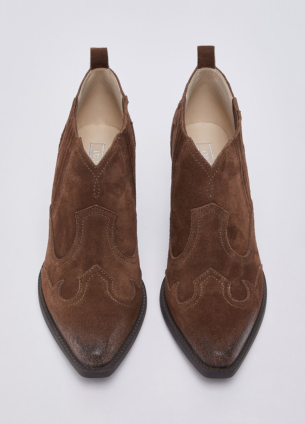 Stiefeletten aus Veloursleder Schokolade Liu Jo - large image number 4