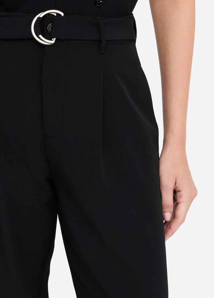 Balloon trousers with darts black Liu Jo - large image number 2 Balloon trousers with darts black Liu Jo - large image number 2