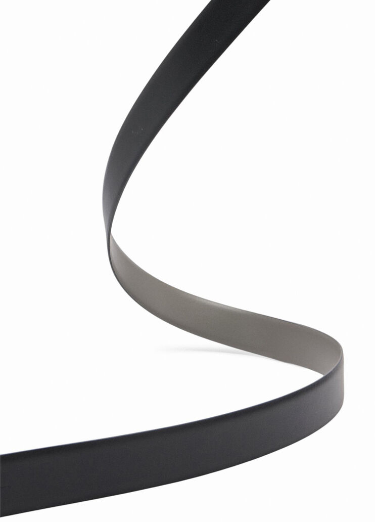 Leather belt with logo buckle grey Liu Jo - large image number 5