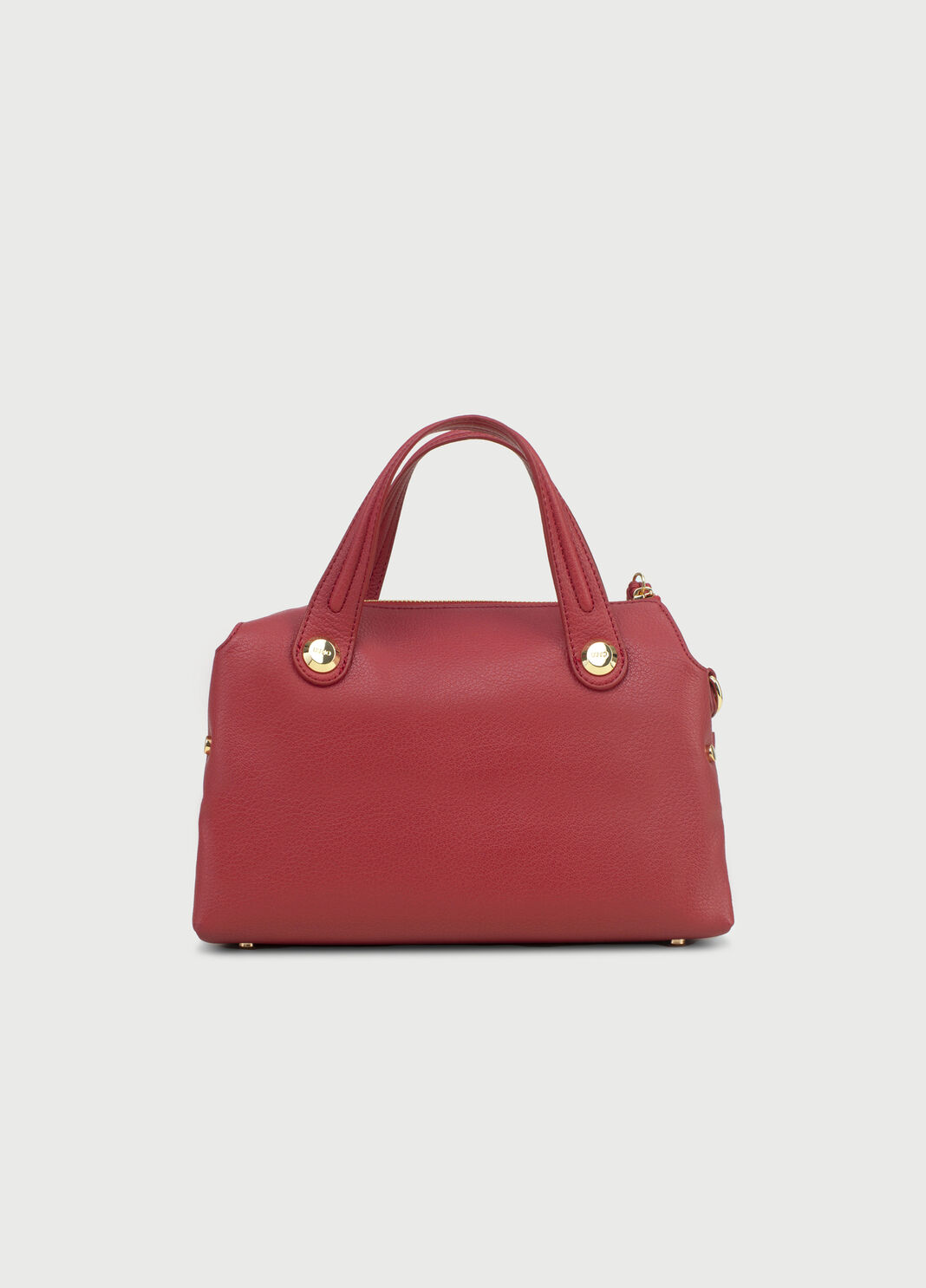 Small boston bag with logo Cherry Red Liu Jo - large image number 3