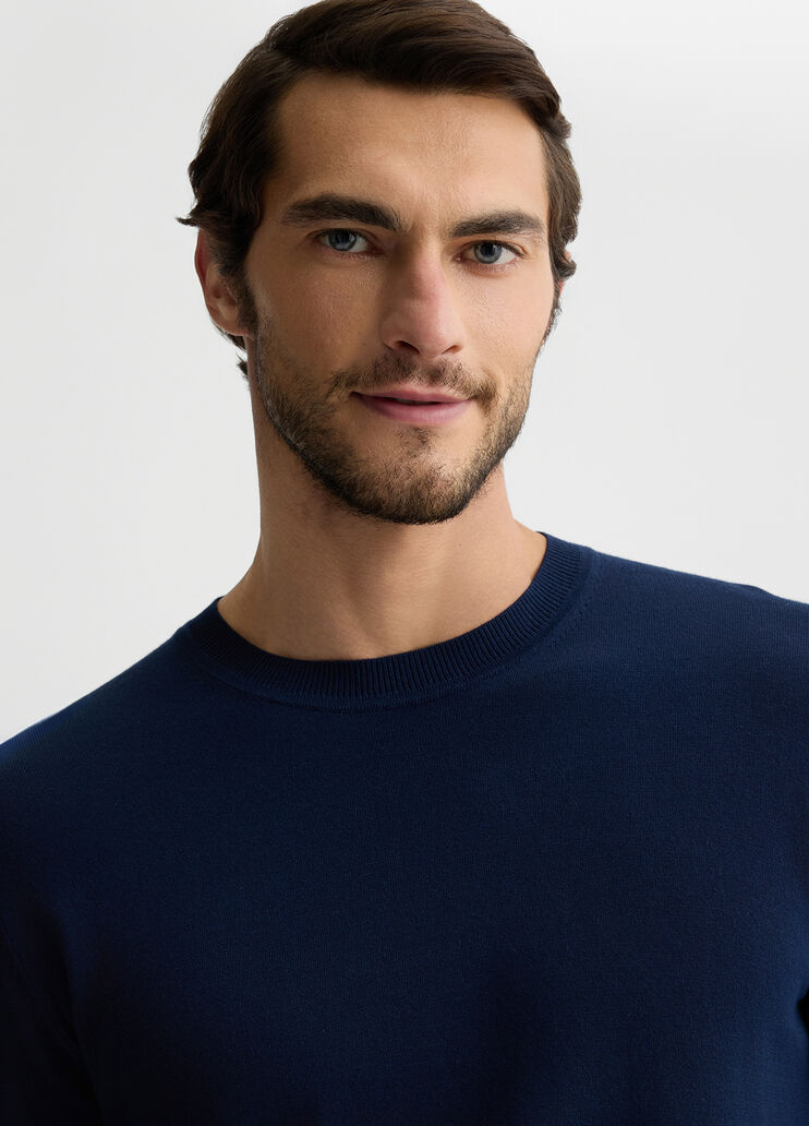 Men’s blue jumper Blue Liu Jo - large image number 2 Men’s blue jumper Blue Liu Jo - large image number 2