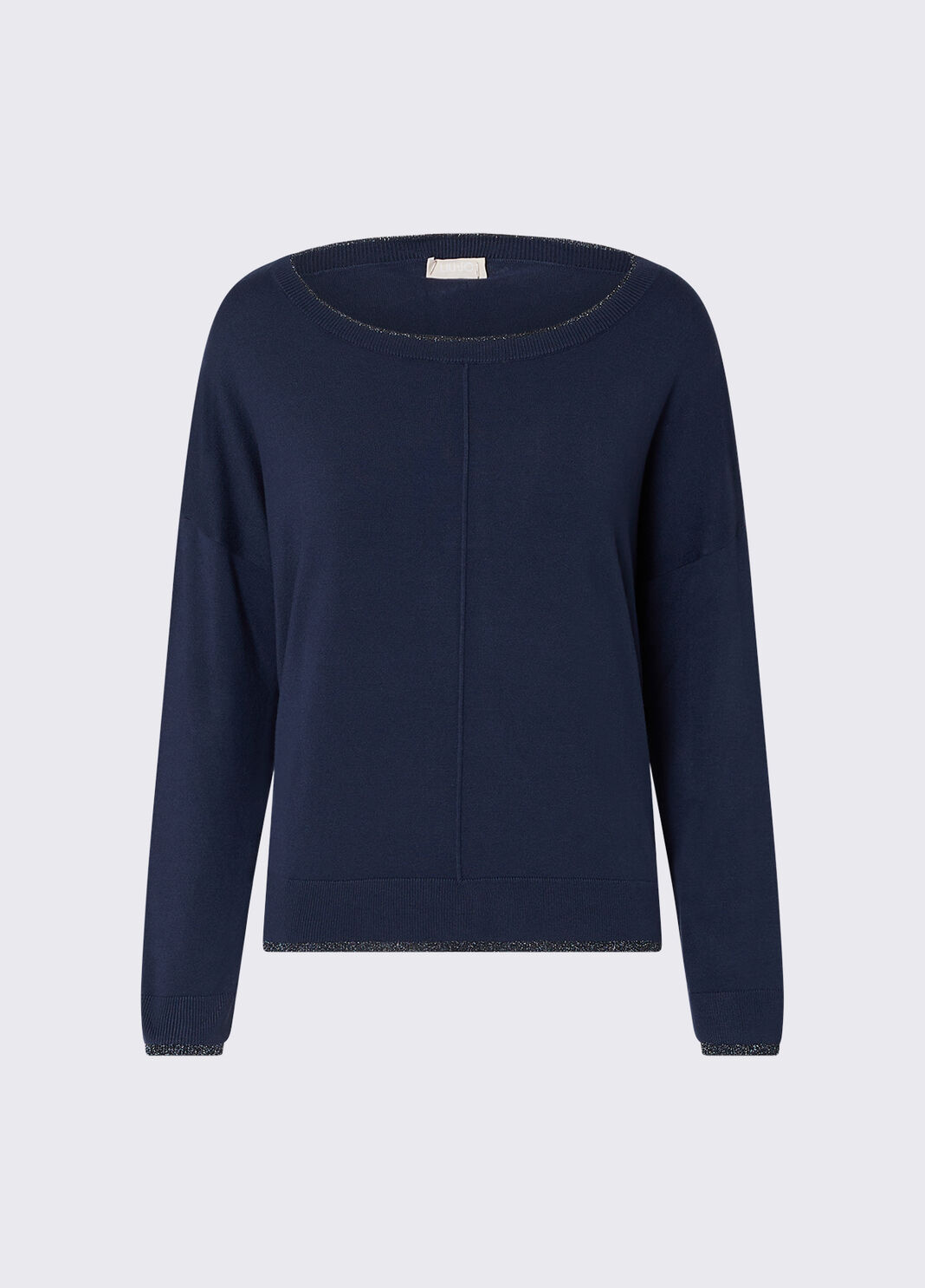 Lurex&reg;-Pullover Marineblau Liu Jo - large image number 6