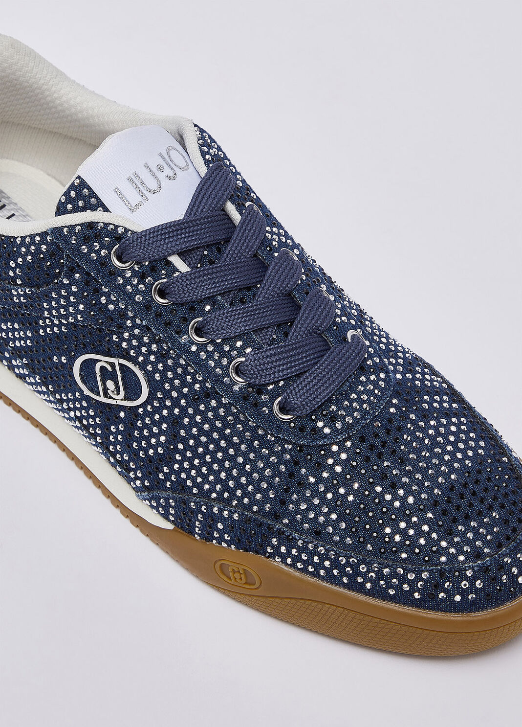 Sneakers en denim totalmente de strass denim Liu Jo - large image number 6