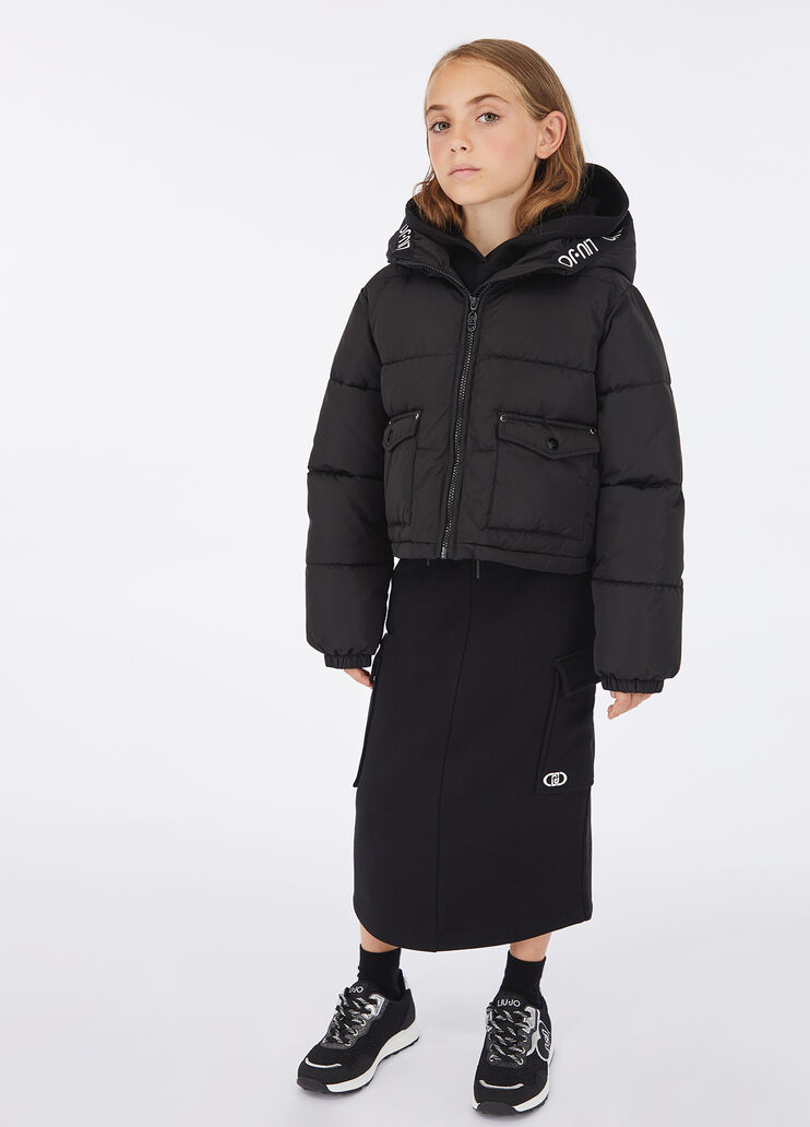 Veste en nylon matelassé noir Liu Jo - medium Veste en nylon matelassé noir Liu Jo - medium