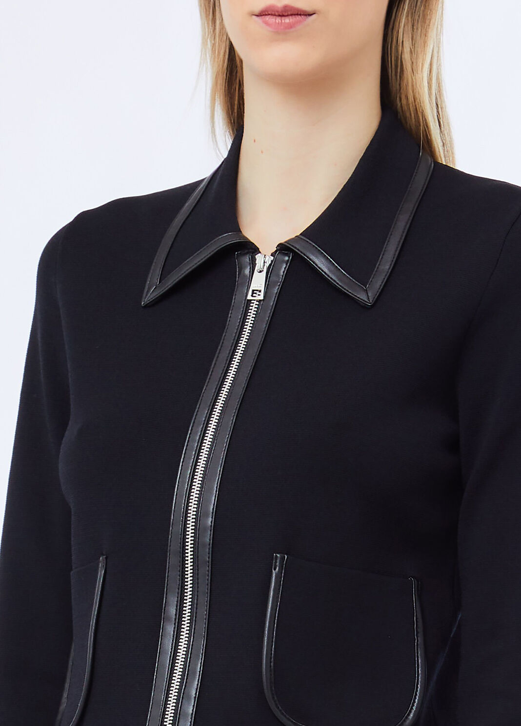 Short knit jacket black Liu Jo - large image number 2