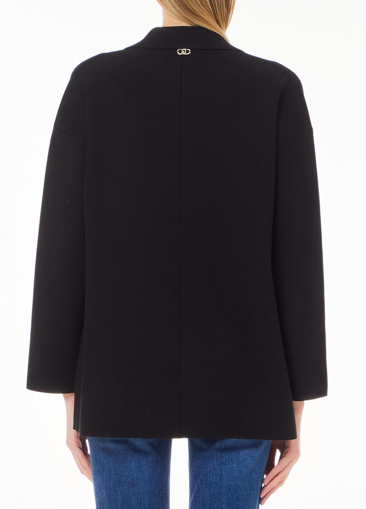 Blazer en maille noir Liu Jo - large image number 1 Blazer en maille noir Liu Jo - large image number 1