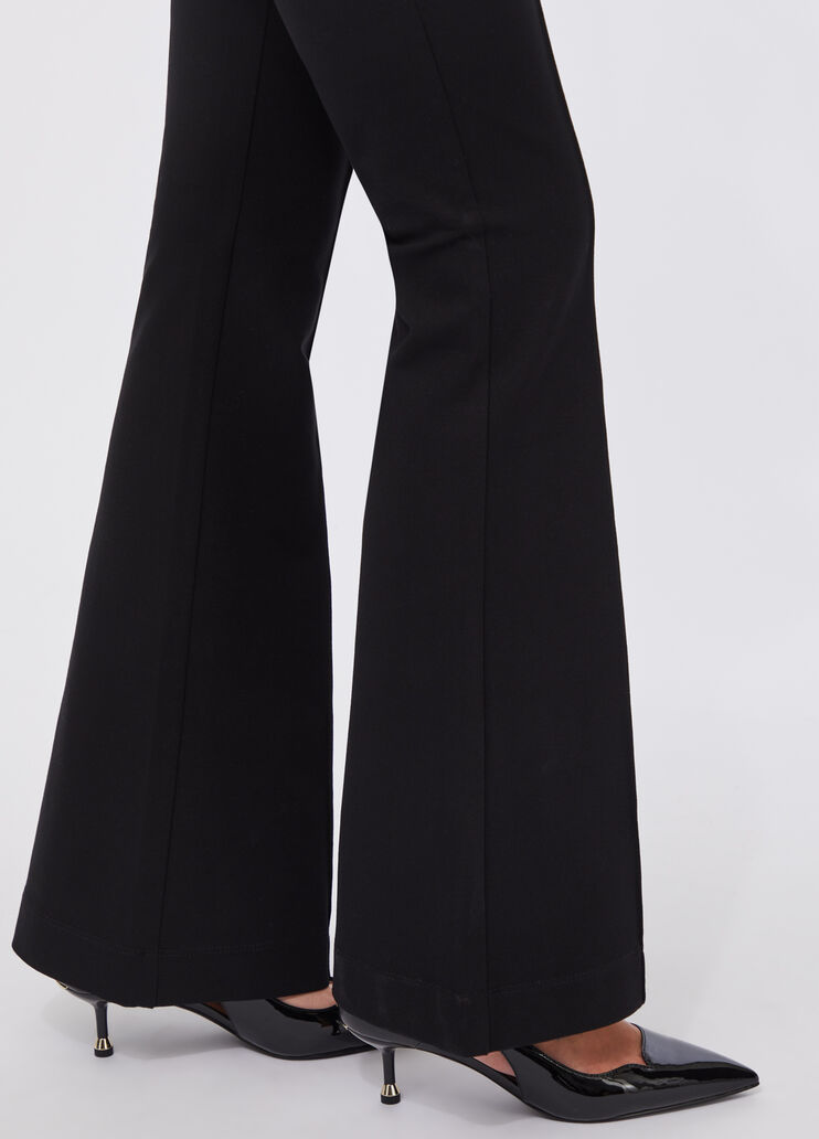 Pantaloni flare con cintura nero Liu Jo - large image number 2