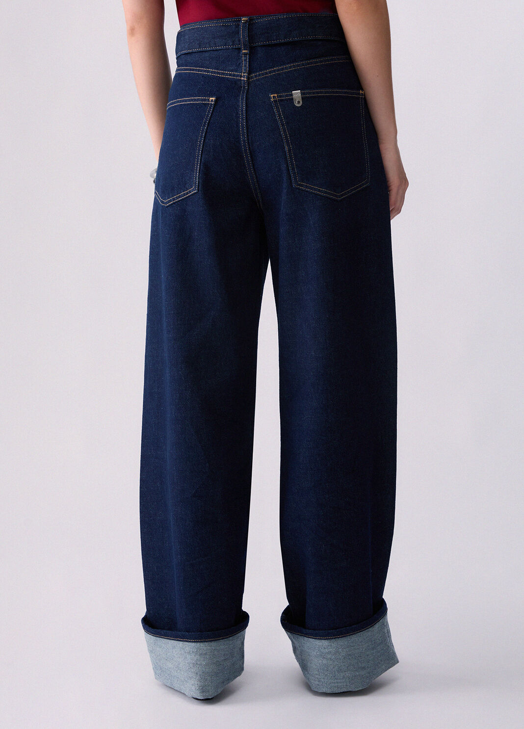 Jeans flare con risvolto Lavaggio normale Liu Jo - large image number 1