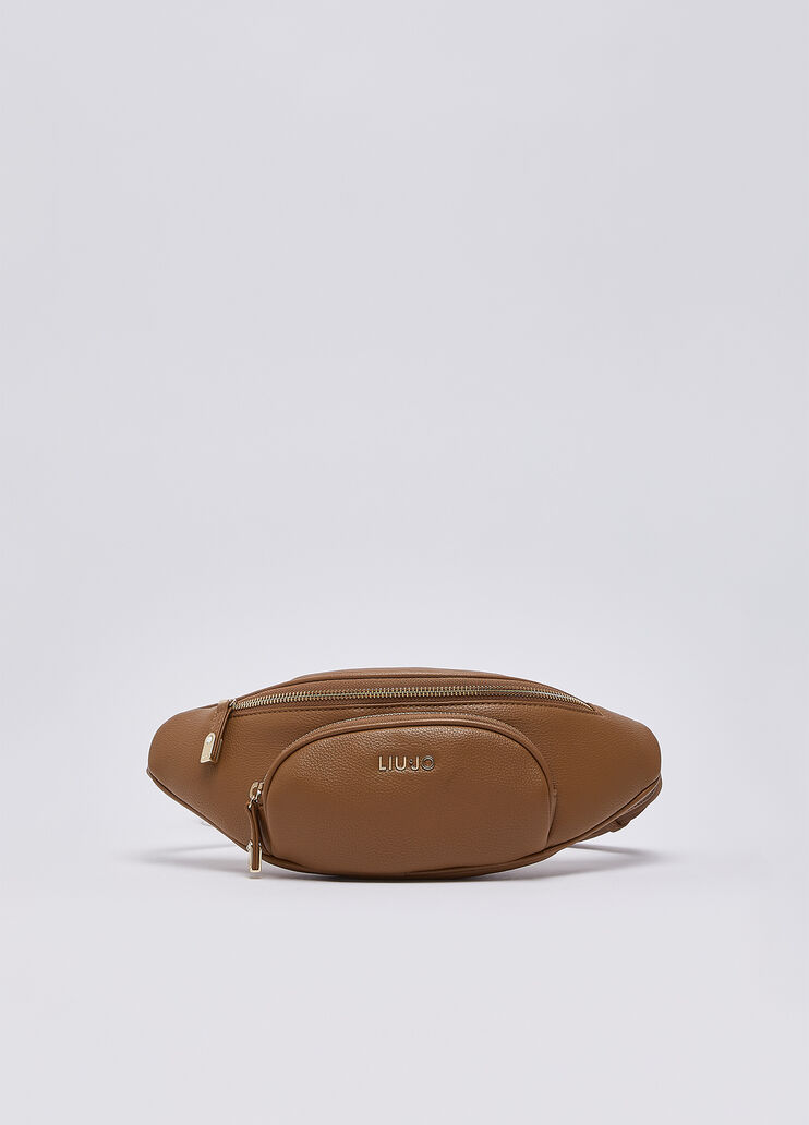 Marsupio con logo beige Liu Jo - medium