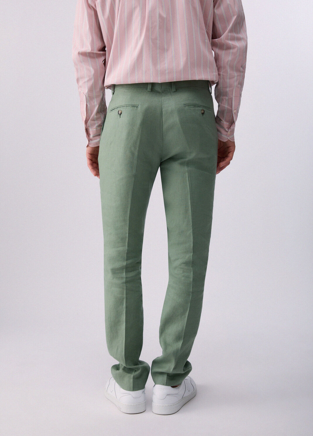 100% linen trousers green Liu Jo - large image number 1