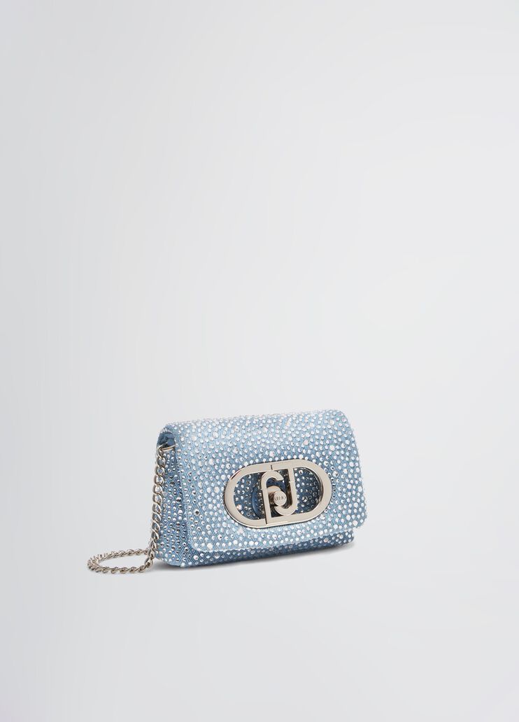 Bolso mini LaPuffy de denim denim claro Liu Jo - large image number 2 Bolso mini LaPuffy de denim denim claro Liu Jo - large image number 2