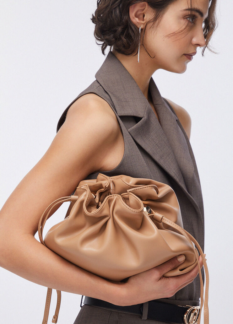 Mittelgroße Riccy-Schultertasche Camel Liu Jo - medium