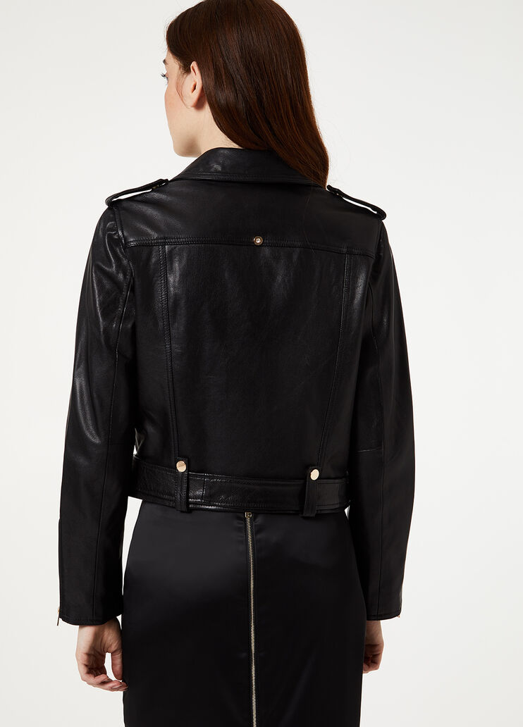 Chaqueta de piel Negro Liu Jo - large image number 1