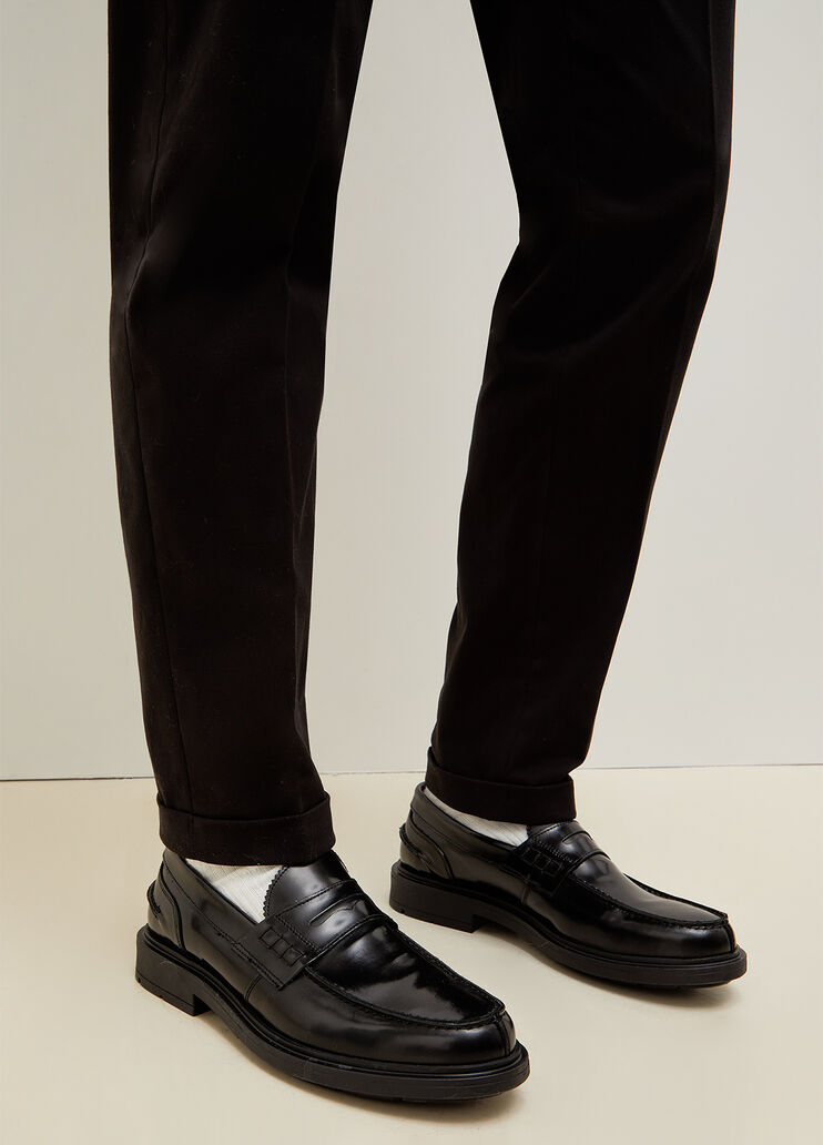 Mokassin aus Leder Schwarz Liu Jo - large image number 0