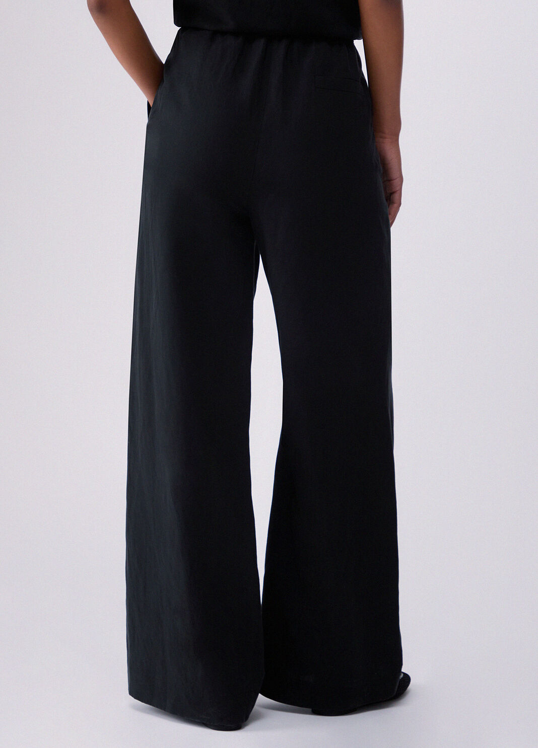 Linen blend trousers black Liu Jo - large image number 1