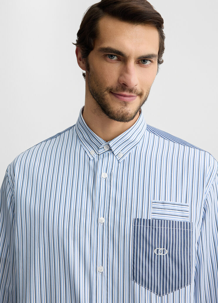 Striped shirt blue/white striped Liu Jo - large image number 2 Striped shirt blue/white striped Liu Jo - large image number 2