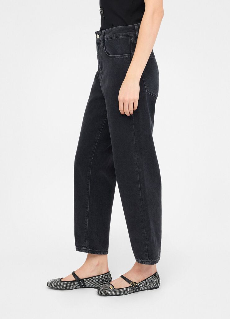 Boyfriend-Jeans mit gesteppter Tasche Denim-Schwarz Liu Jo - large image number 3 Boyfriend-Jeans mit gesteppter Tasche Denim-Schwarz Liu Jo - large image number 3