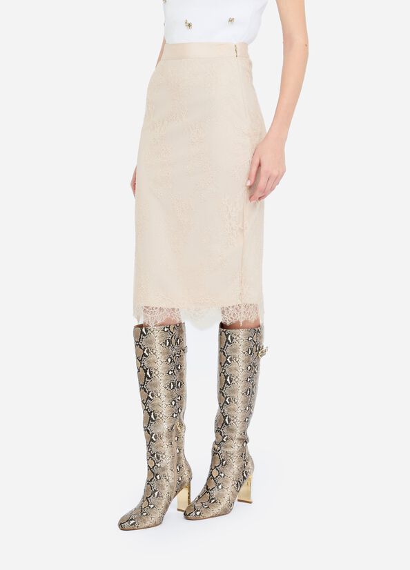 Lace skirt beige Liu Jo - large image number 0