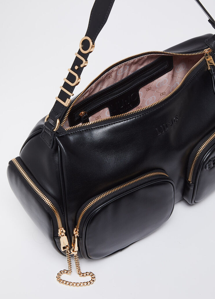 Sac hobo format moyen noir Liu Jo - large image number 5